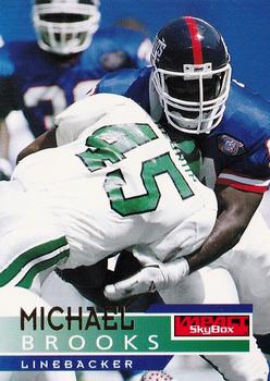 Michael Brooks New York Giants 1995 SkyBox Impact NFL #99
